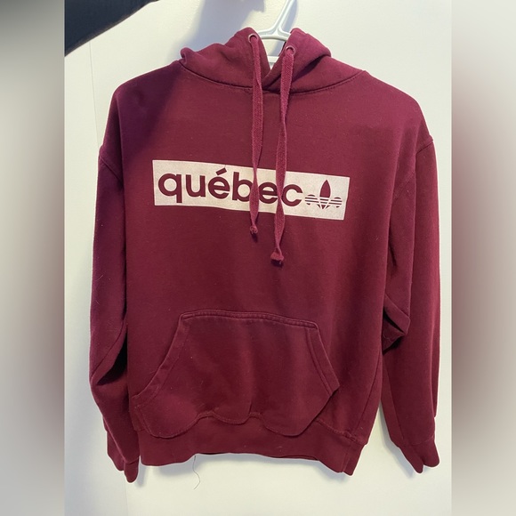 Burgundy Quebec Hoodie - Picture 1 of 1